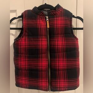 Carter’s 5T Plaid Puffer Vest